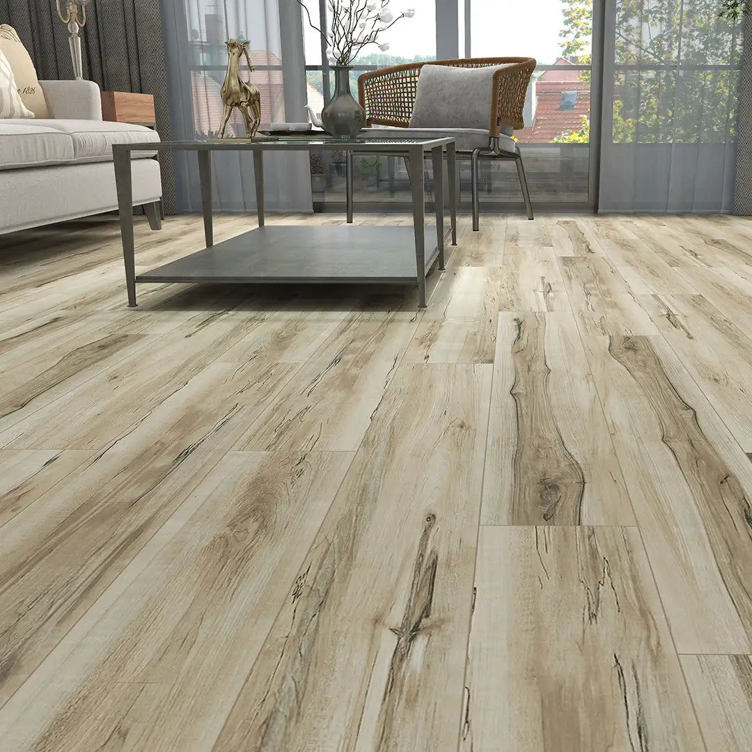 Alps Mist SPC Hybrid Flooring: Modern & Elegant