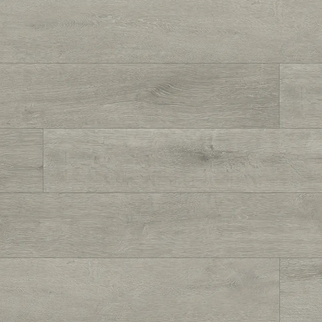 Grey wood floor perfect for hybrid waterproof flooring