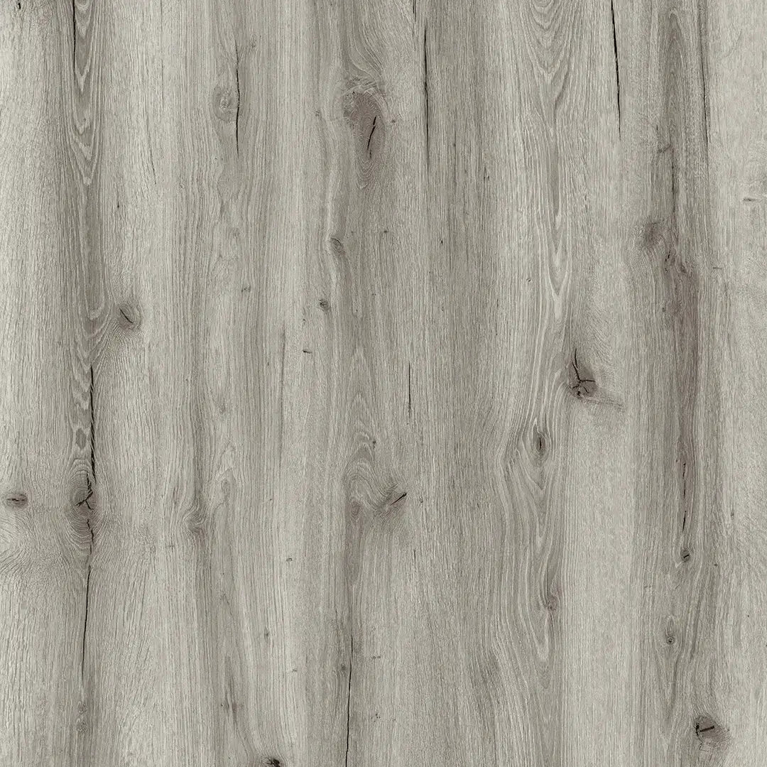 Grey wood tiles hybrid flooring